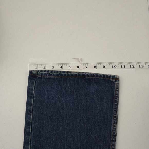 VTG Abercrombie bootcut jeans mens blue 32x30 denim Made USA 5849 - Picture 7 of 12